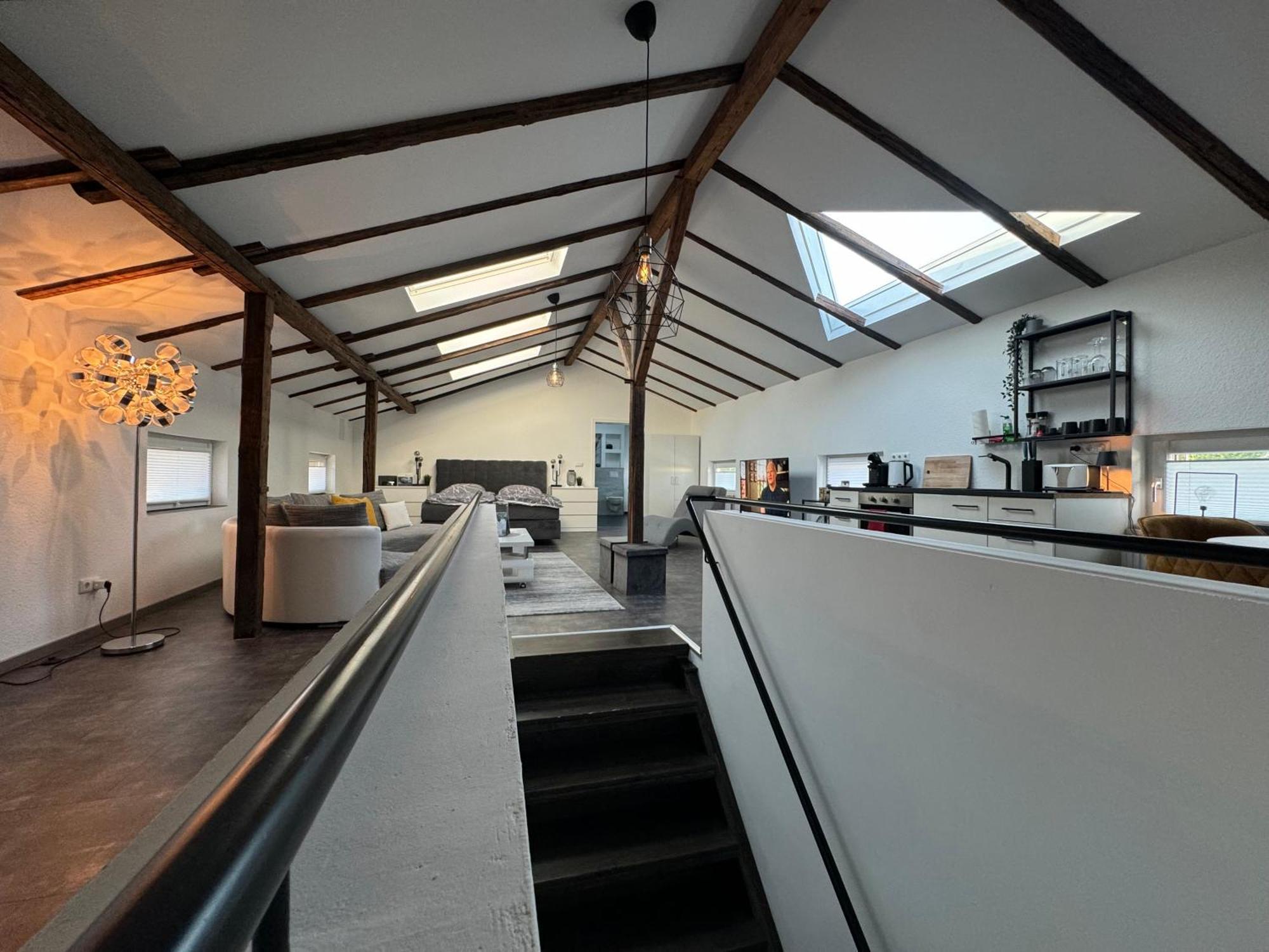 Апартаменты Gleis 13 - The Loft Im Ehemaligen Lokschuppen Бюккебург Экстерьер фото