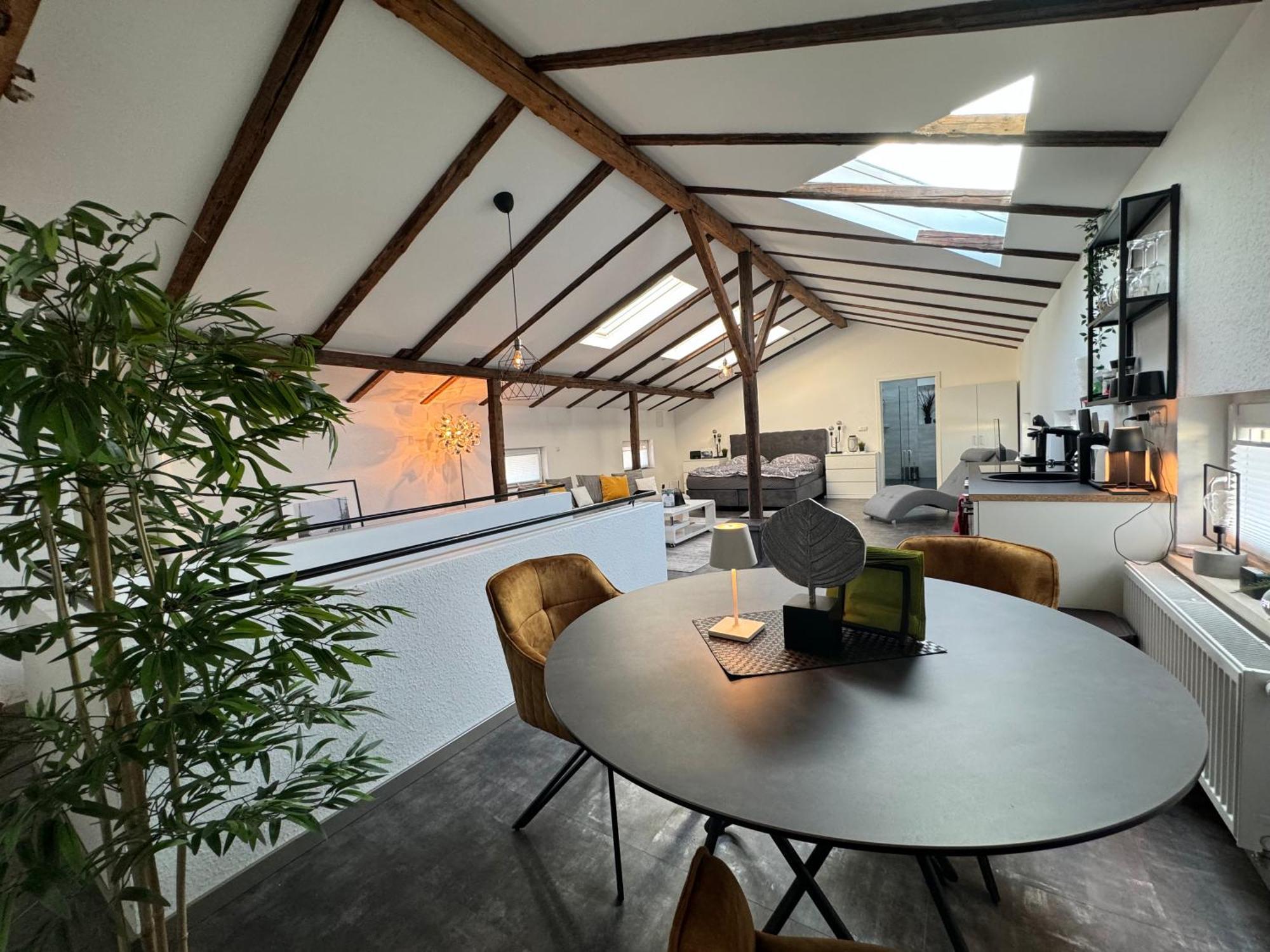 Апартаменты Gleis 13 - The Loft Im Ehemaligen Lokschuppen Бюккебург Экстерьер фото